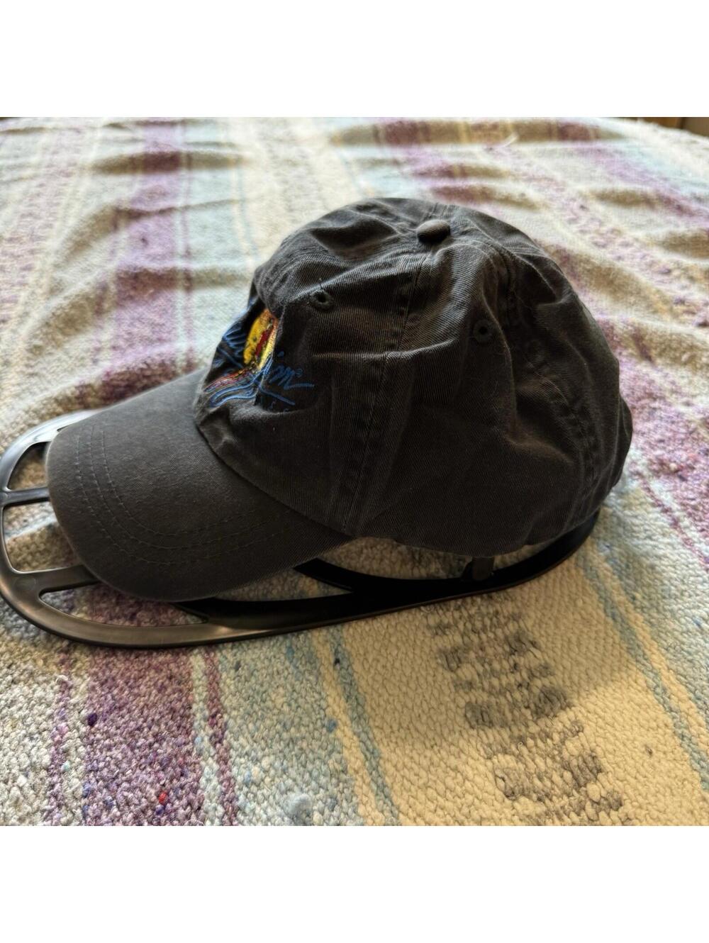 Vintage 90s RARE Maui Jim Sunglasses Strapback Hat Parrot Embroidered Tab OSFA - Picture 2 of 6